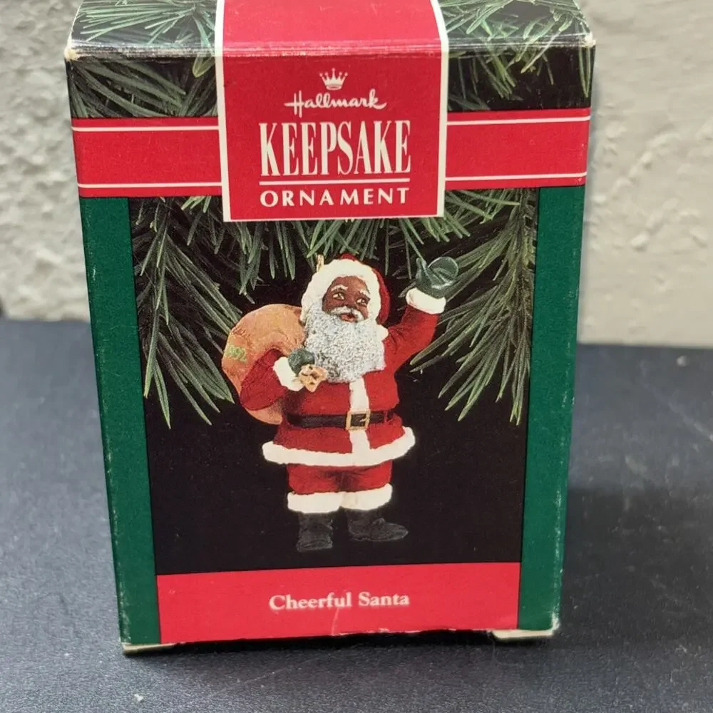 Vtg Hallmark Keepsake Ornament: Cheerful Claus Vintage 1992